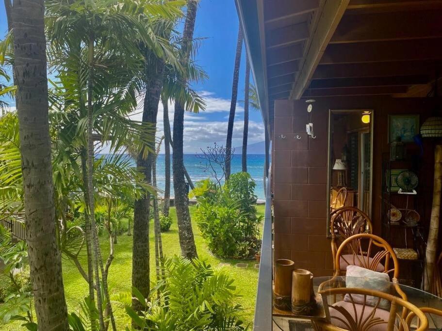 라하이나 Oceanfront With Aircon-Hear The Waves-Amazing Views-Wifi 아파트 외부 사진
