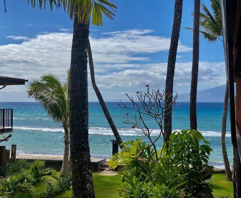 라하이나 Oceanfront With Aircon-Hear The Waves-Amazing Views-Wifi 아파트 외부 사진