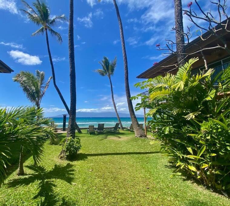 라하이나 Oceanfront With Aircon-Hear The Waves-Amazing Views-Wifi 아파트 외부 사진